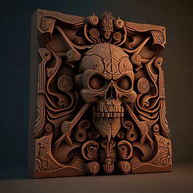 3D model Necronomicon The Dawning of Darkness game (STL)